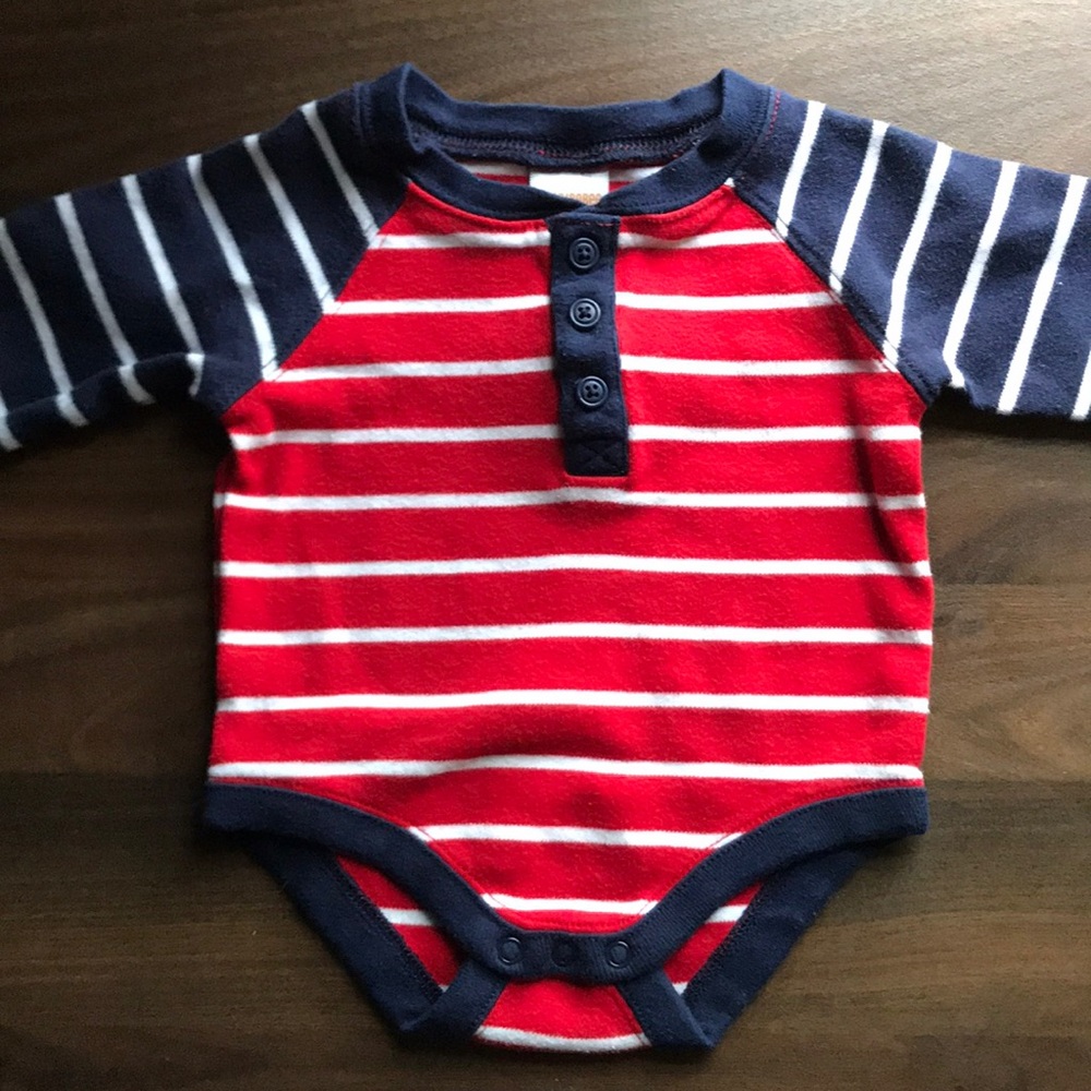 Striped Gymboree Bodysuit (0-3 Months)